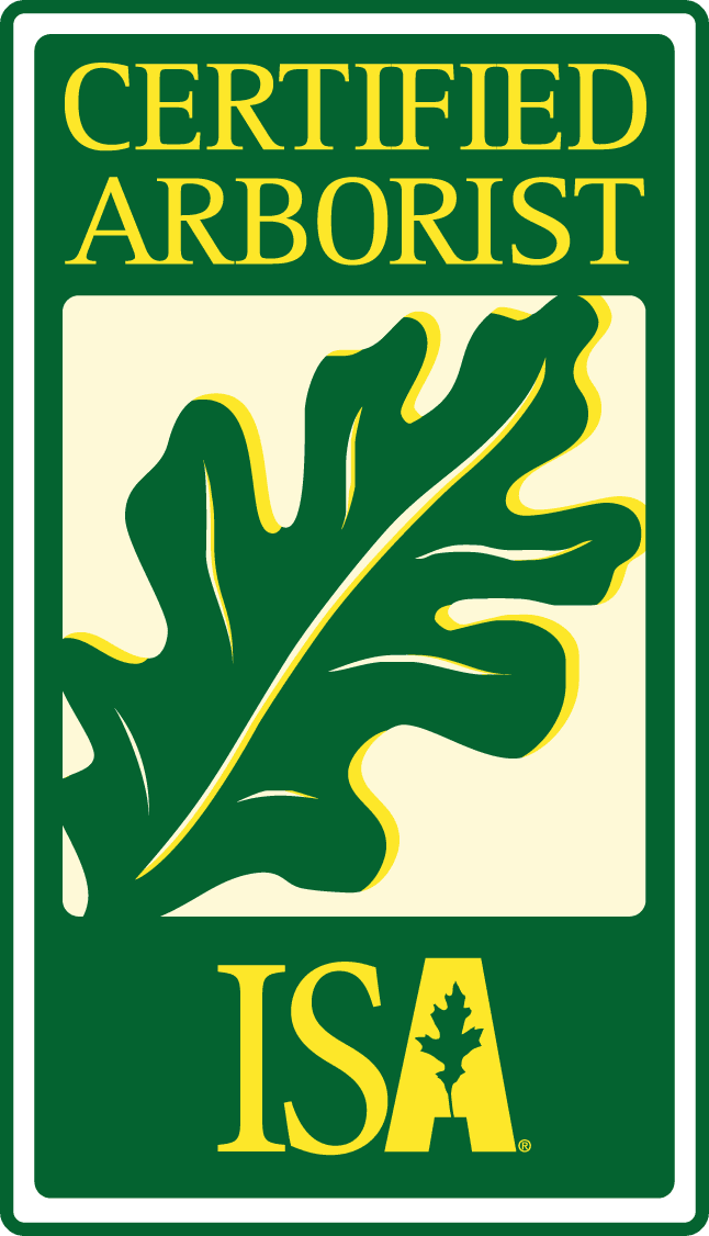 Certified Arborist logo with ISA logo.