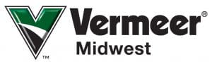 Vermeer Midwest logo with green V
