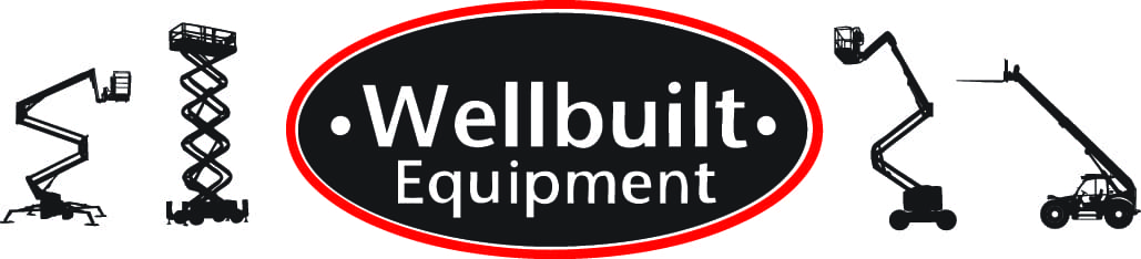 Wellbuilt Equipment logo with aerial lift silhouettes